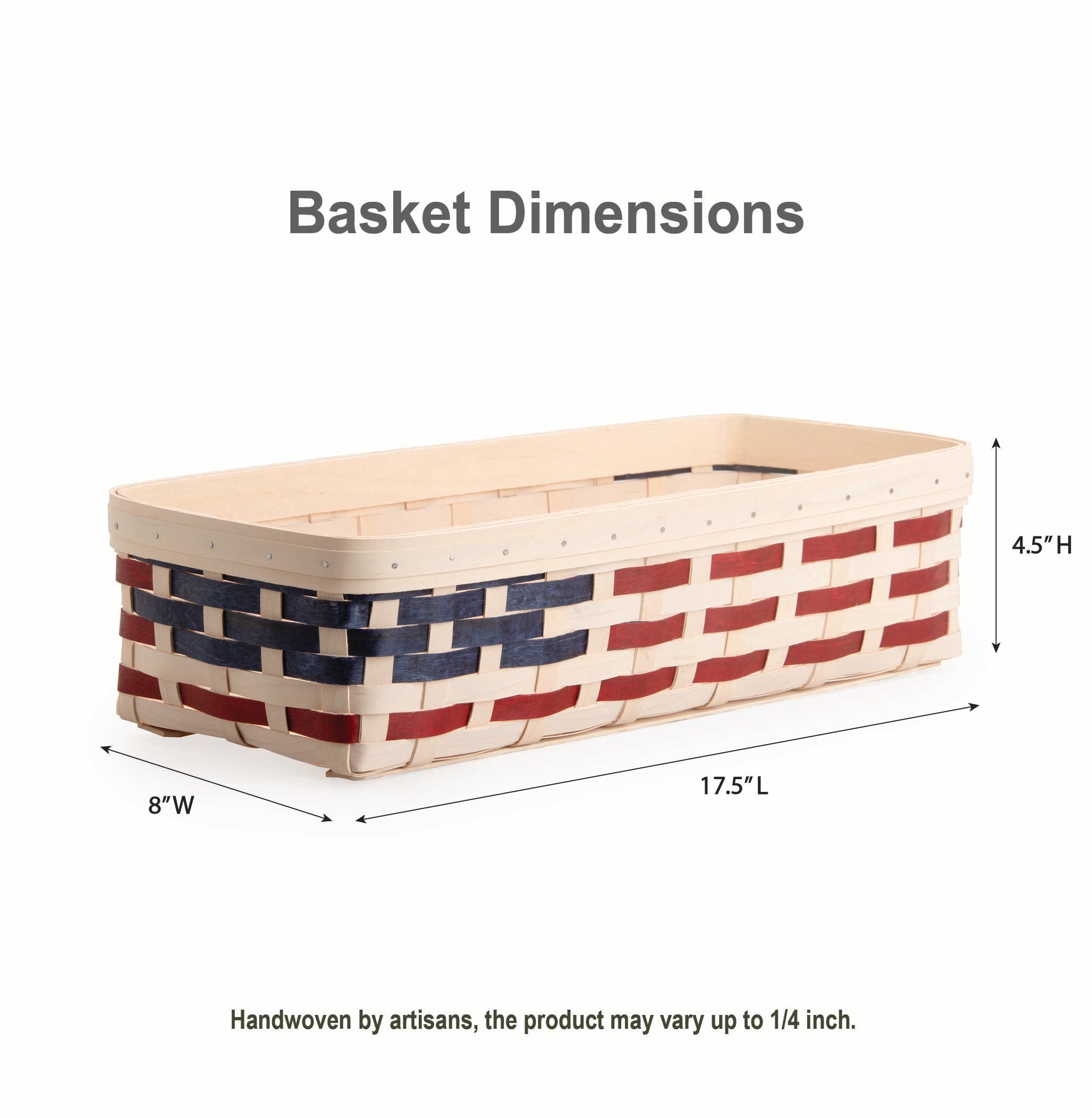 Americana Medium Centerpiece Basket with Protector - Image 2