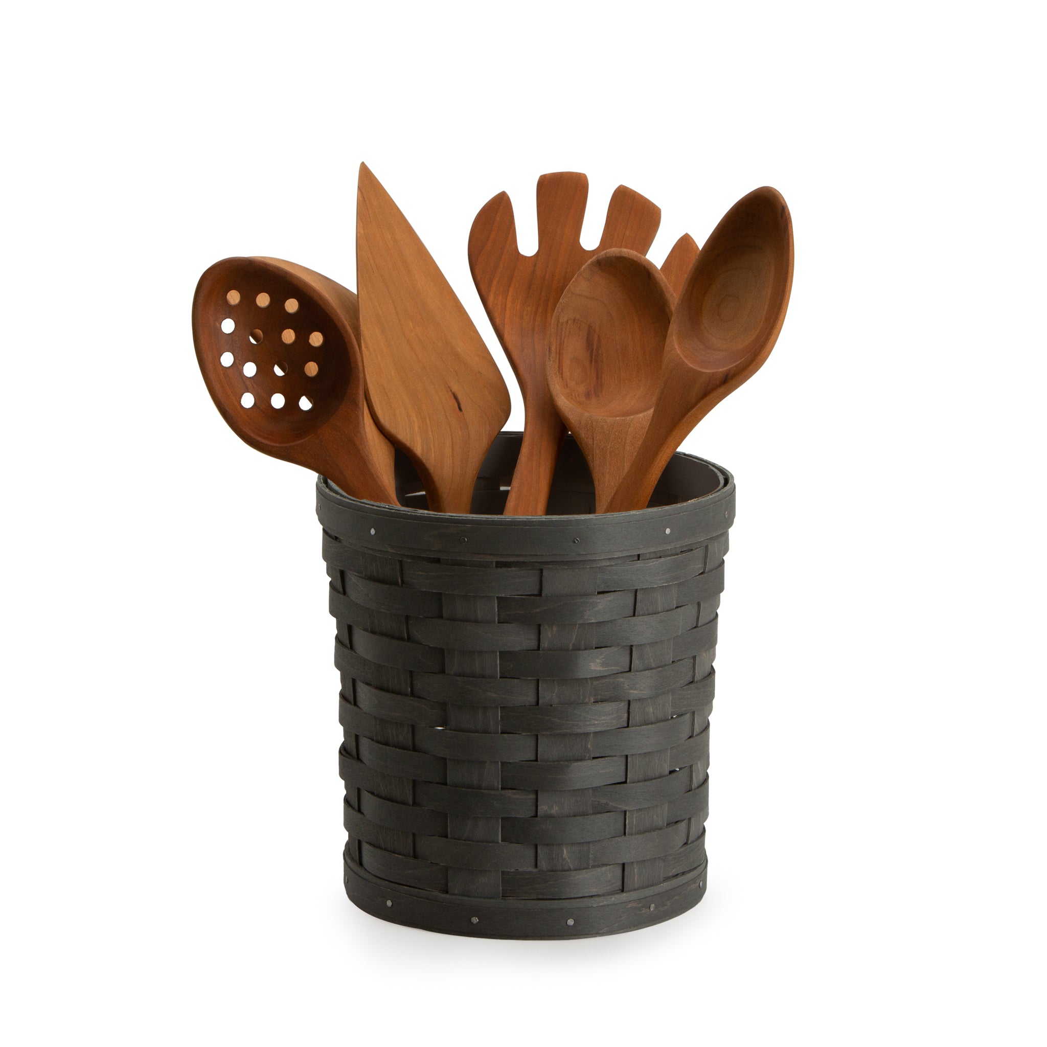 Utensil Basket Set with Protectors - Pewter - Image 4