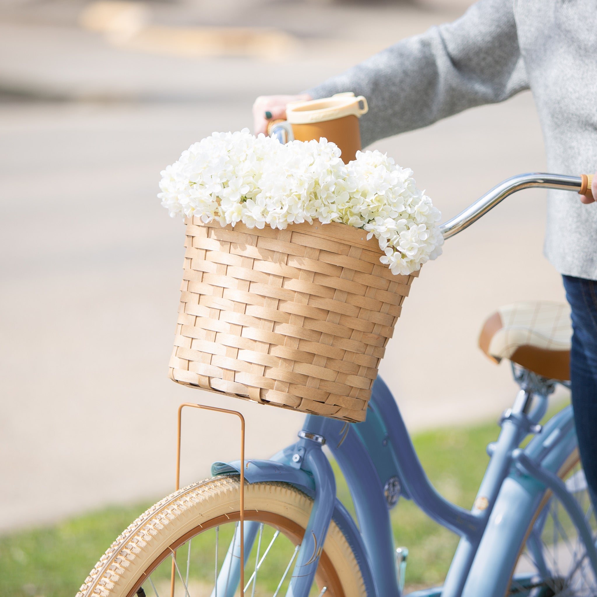 Bicycle Basket - Light Brown - Image 3