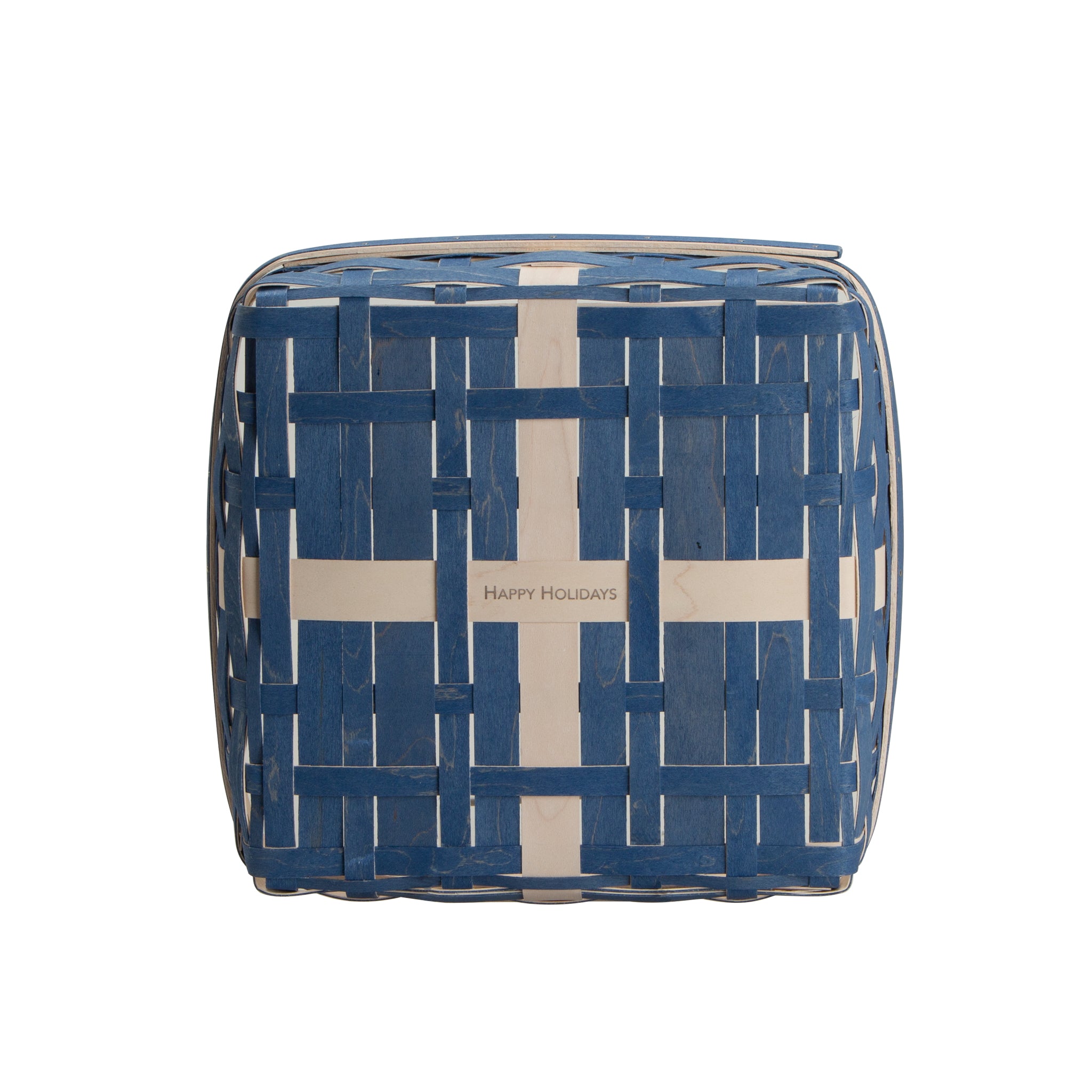 Holiday Present Basket Set - Blue and White - Image 3