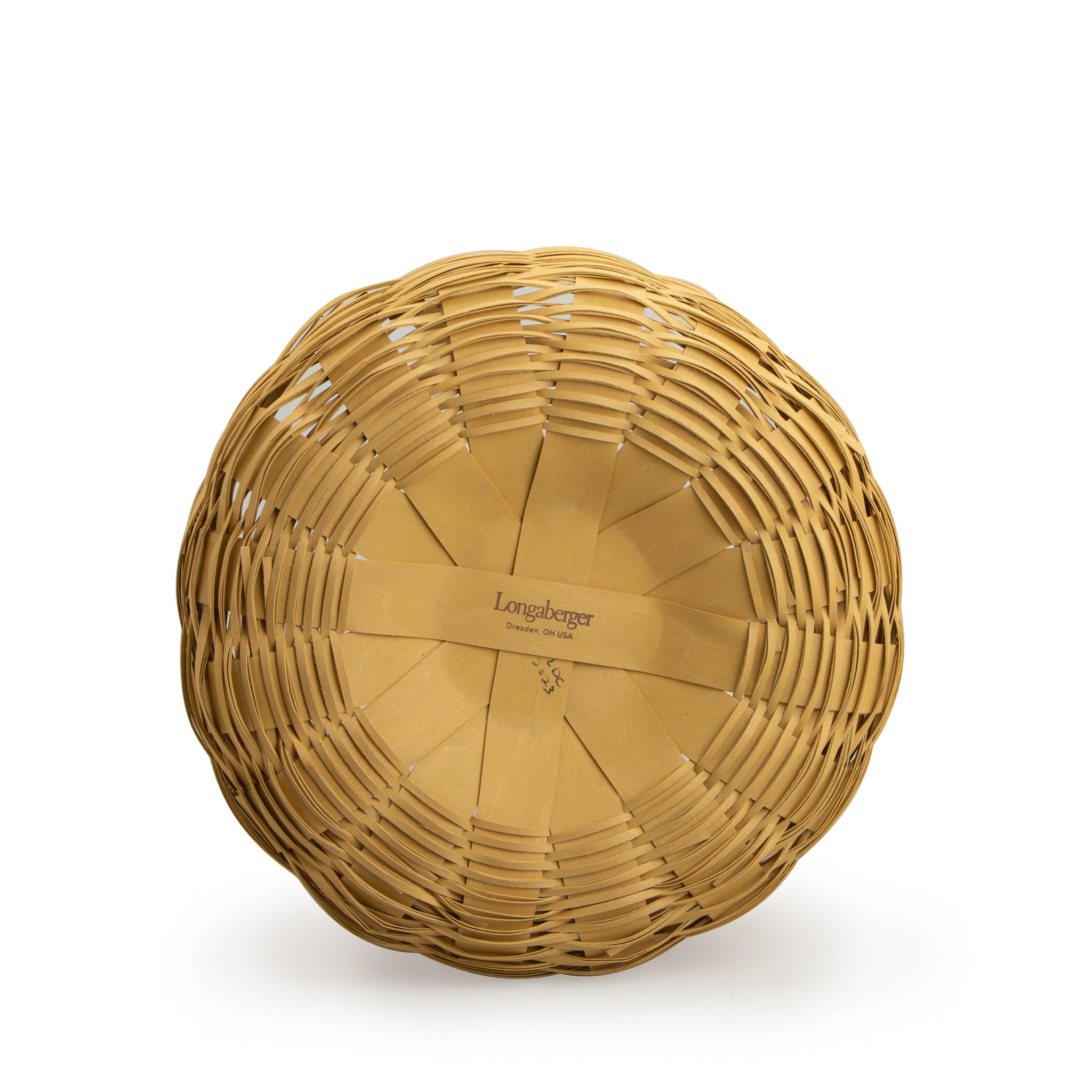 Round Storage Basket - Fall Gold - Image 3
