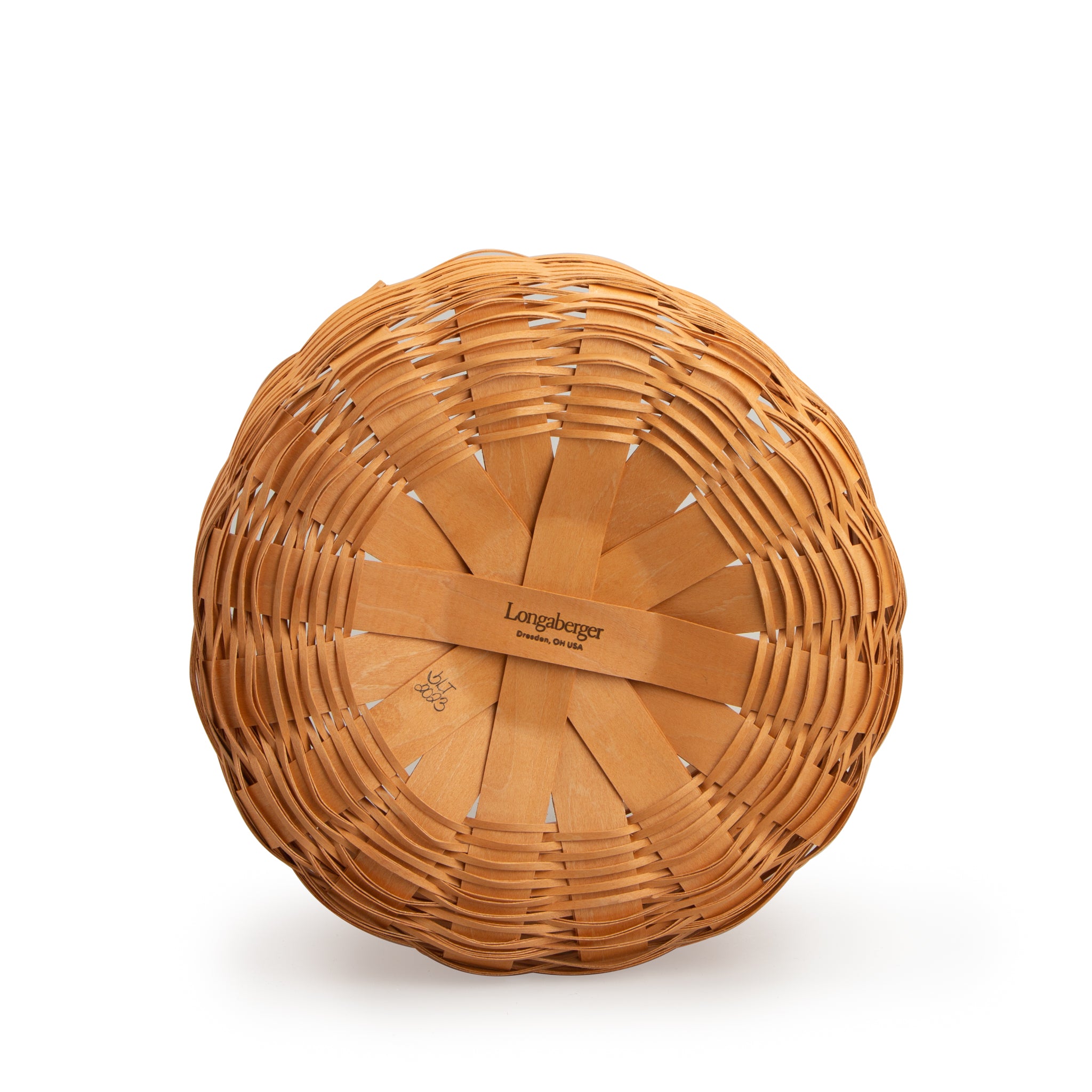 Round Storage Basket with Protector - Saffron - Image 4