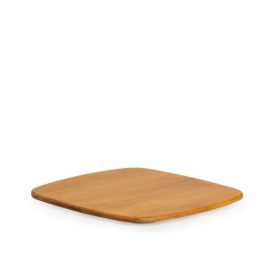 Heritage Cake Wooden Lid - Warm Brown