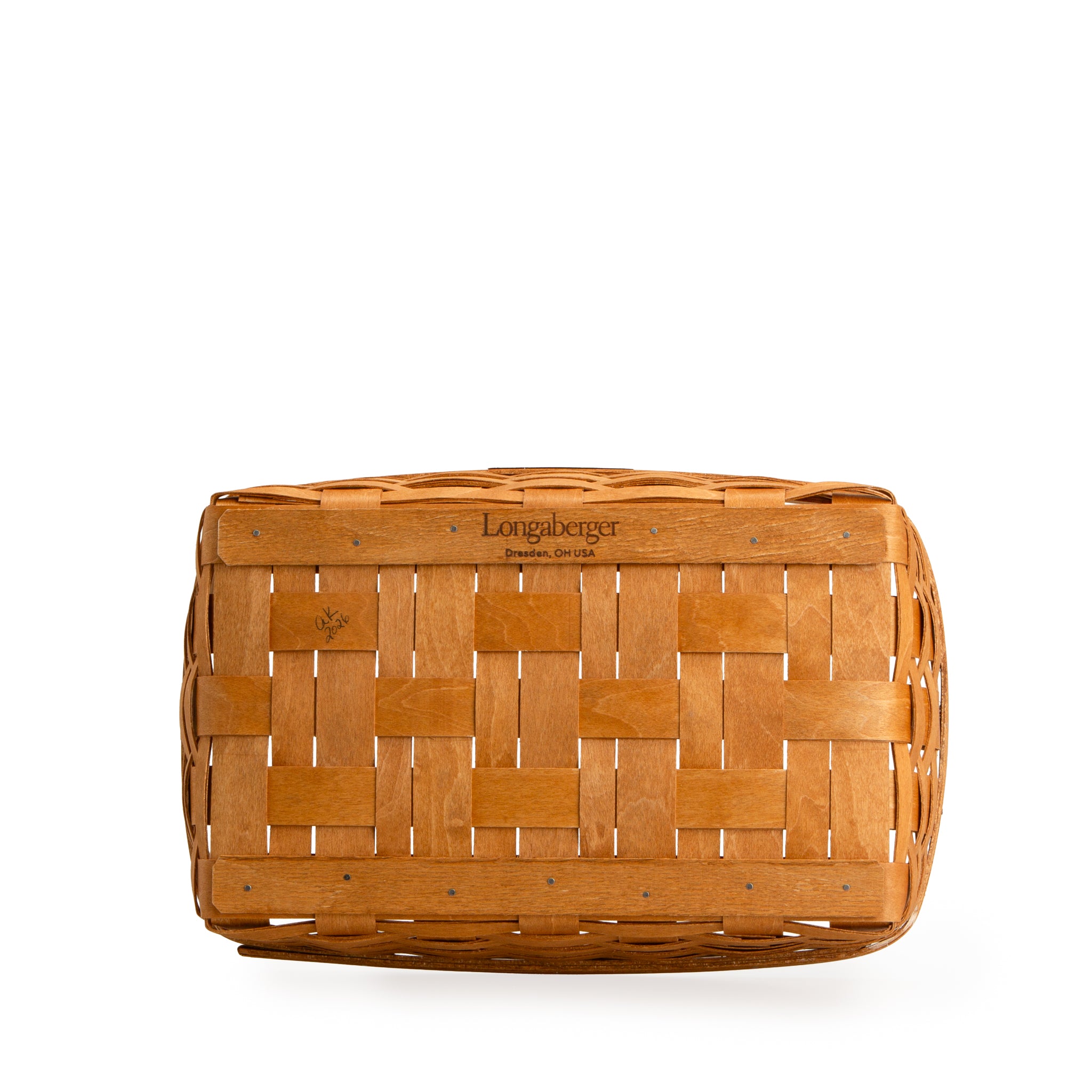 Collector's Heritage Linen Basket with Protector - Warm Brown - Image 12