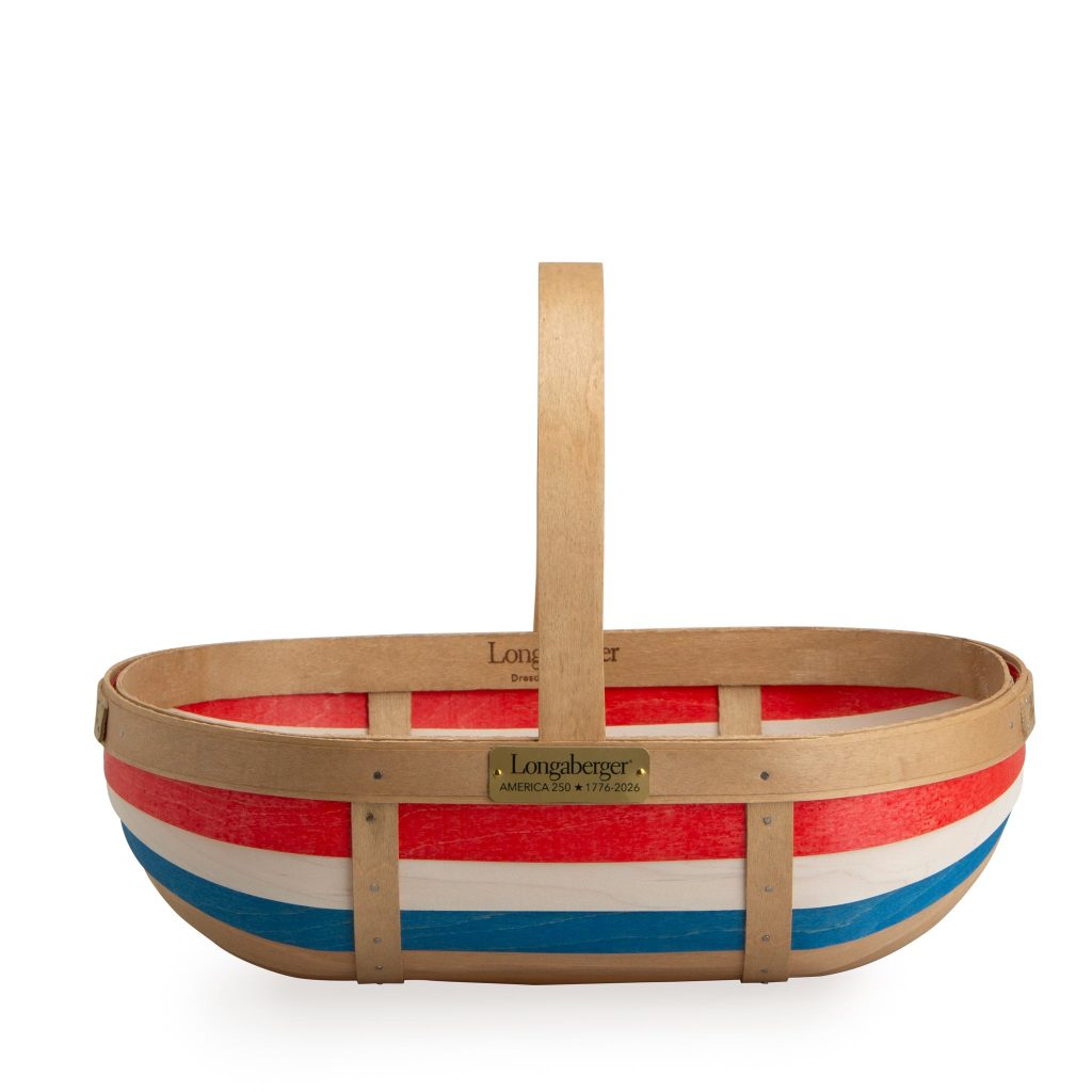 Collector's 250th Large Trug Basket with Protector - Independence