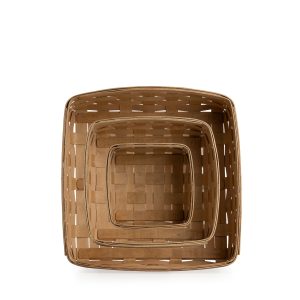 Collector's Essentials 6-Piece Nesting Square Basket Set