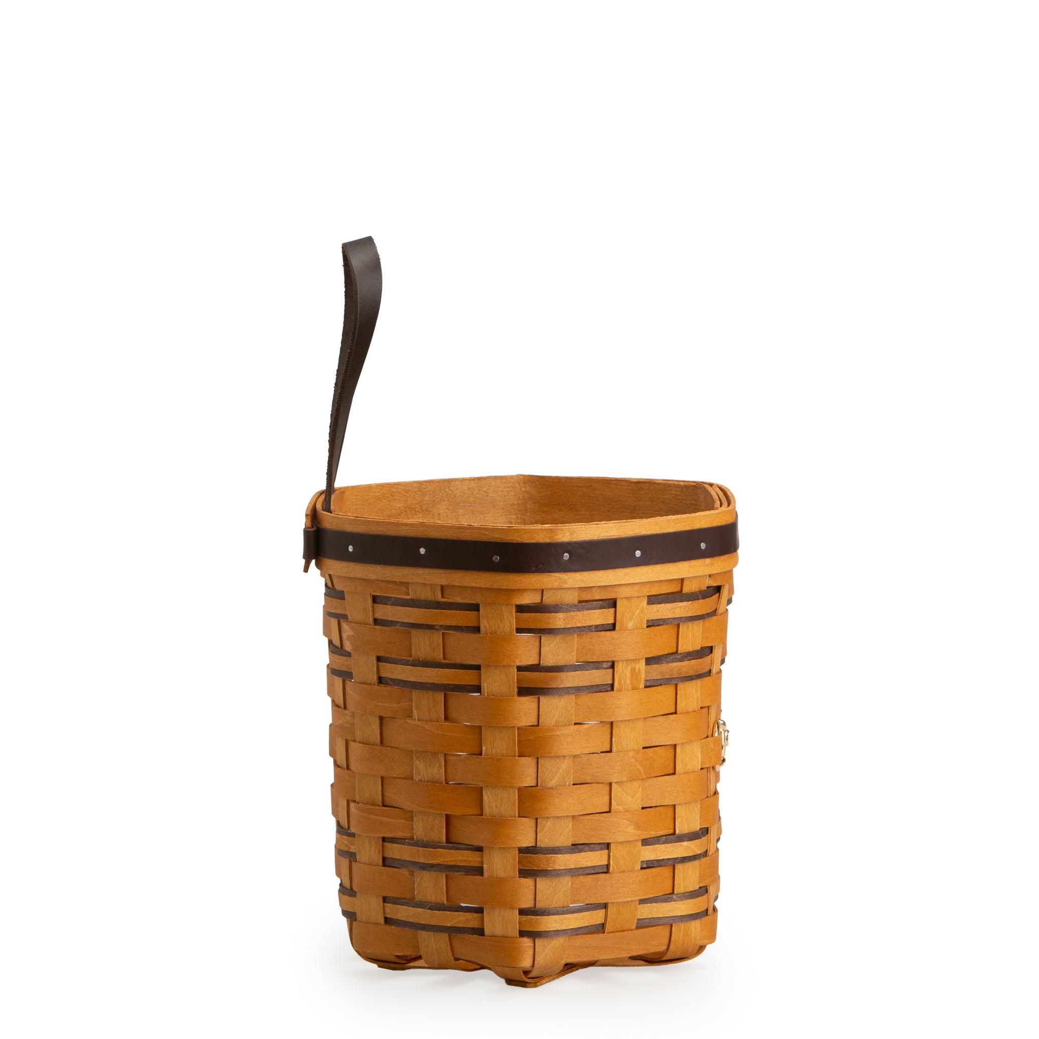 Equestrian Hanging Basket with Protector - Leather Trim - Image 13