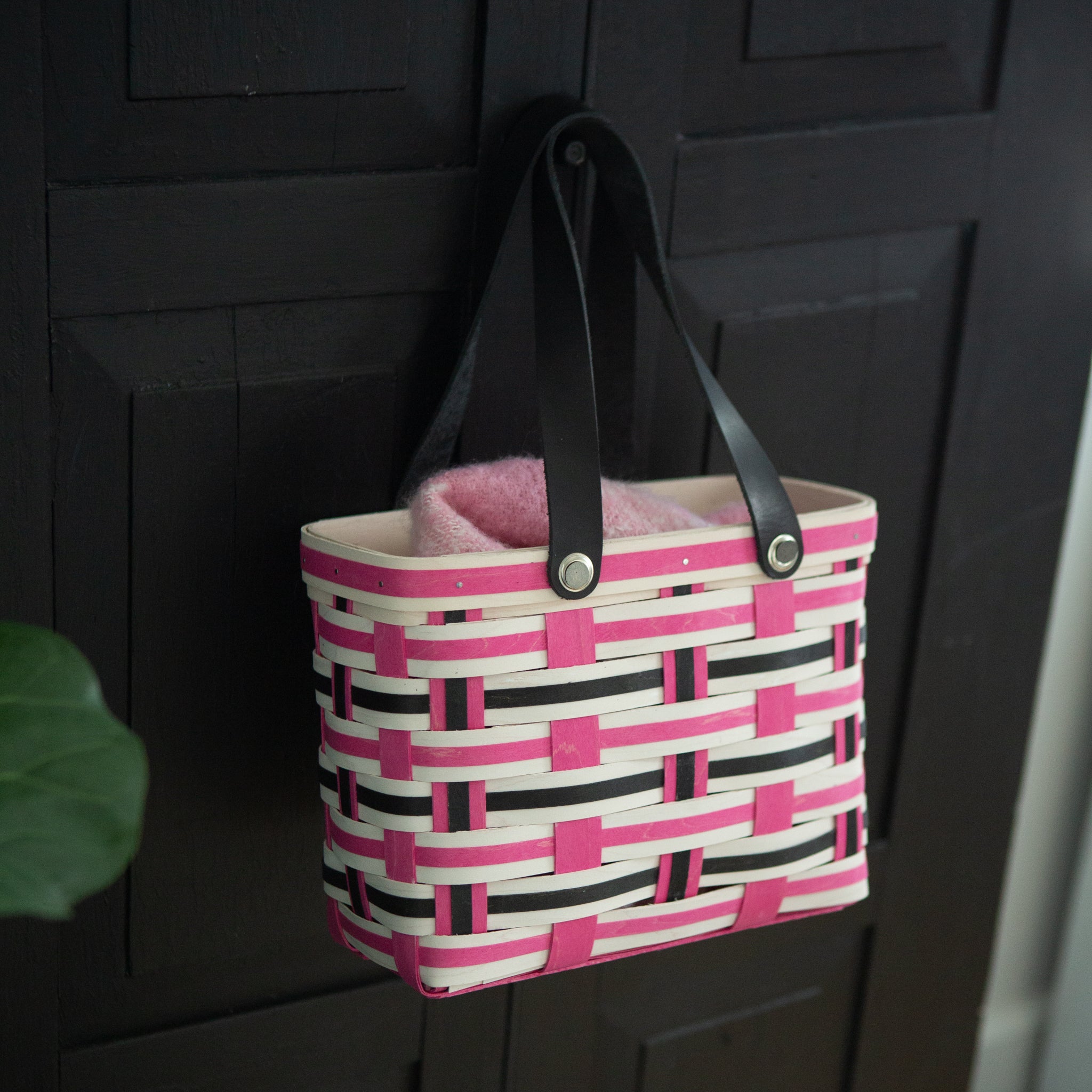 Everyday Medium Tote Basket with Protector - Blush - Image 4