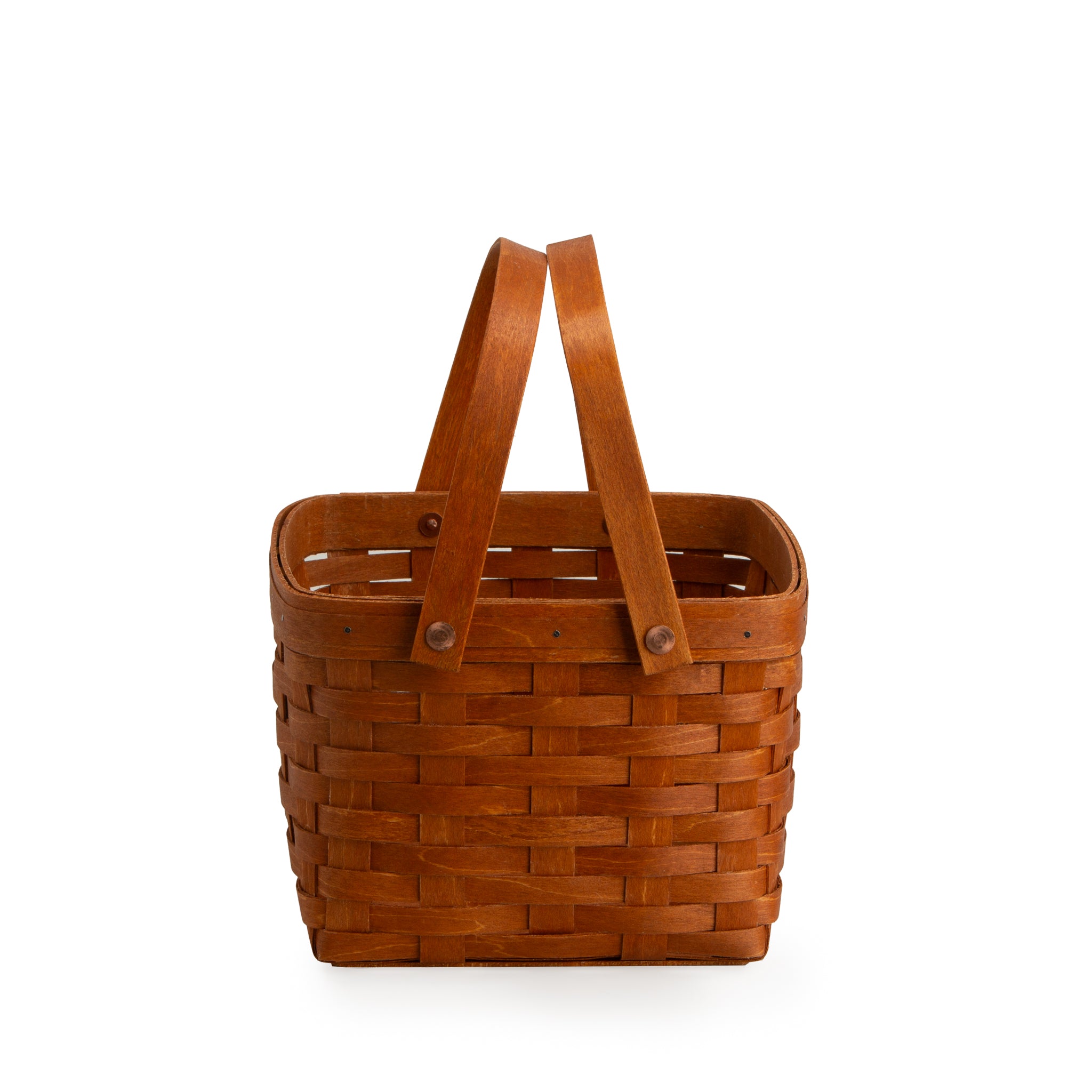 Mackinac Provision Picnic Basket with Protectors - Warm Cinnamon - Image 8