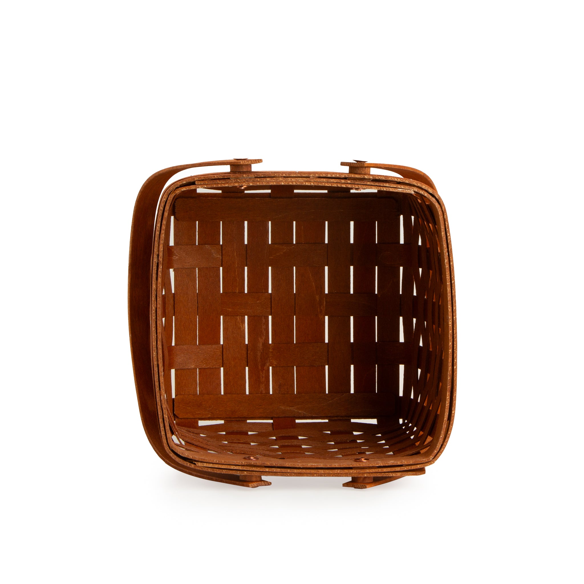 Mackinac Provision Picnic Basket with Protectors - Warm Cinnamon - Image 9