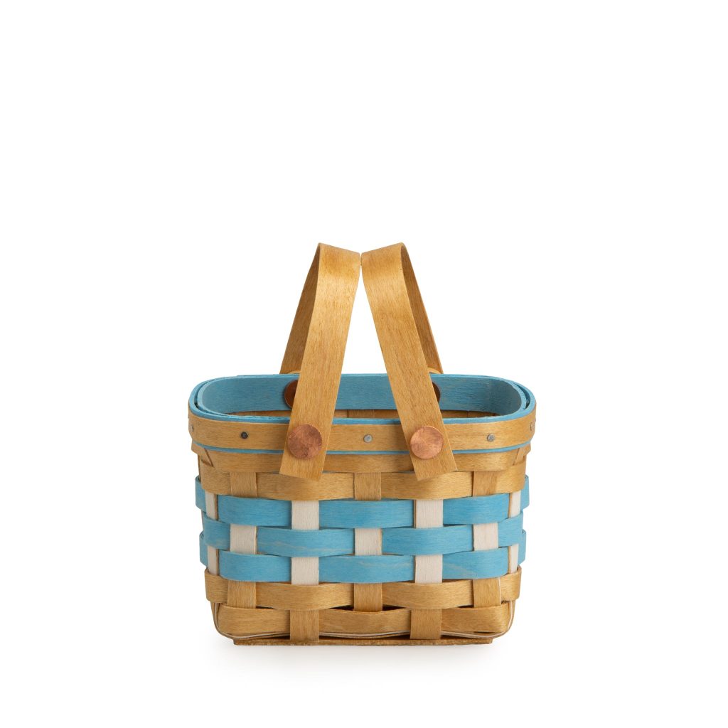 Oktoberfest Homestead Miniature Basket - Bavarian Check
