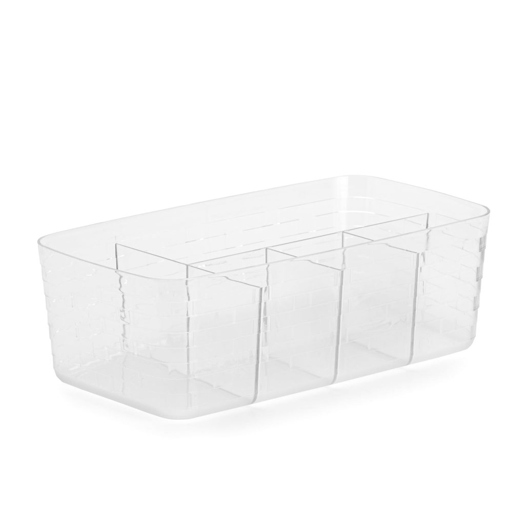 Large Handled Rectangle Organizing Basket Protector - Fits: 14.5L x 7.75W x 4.34H