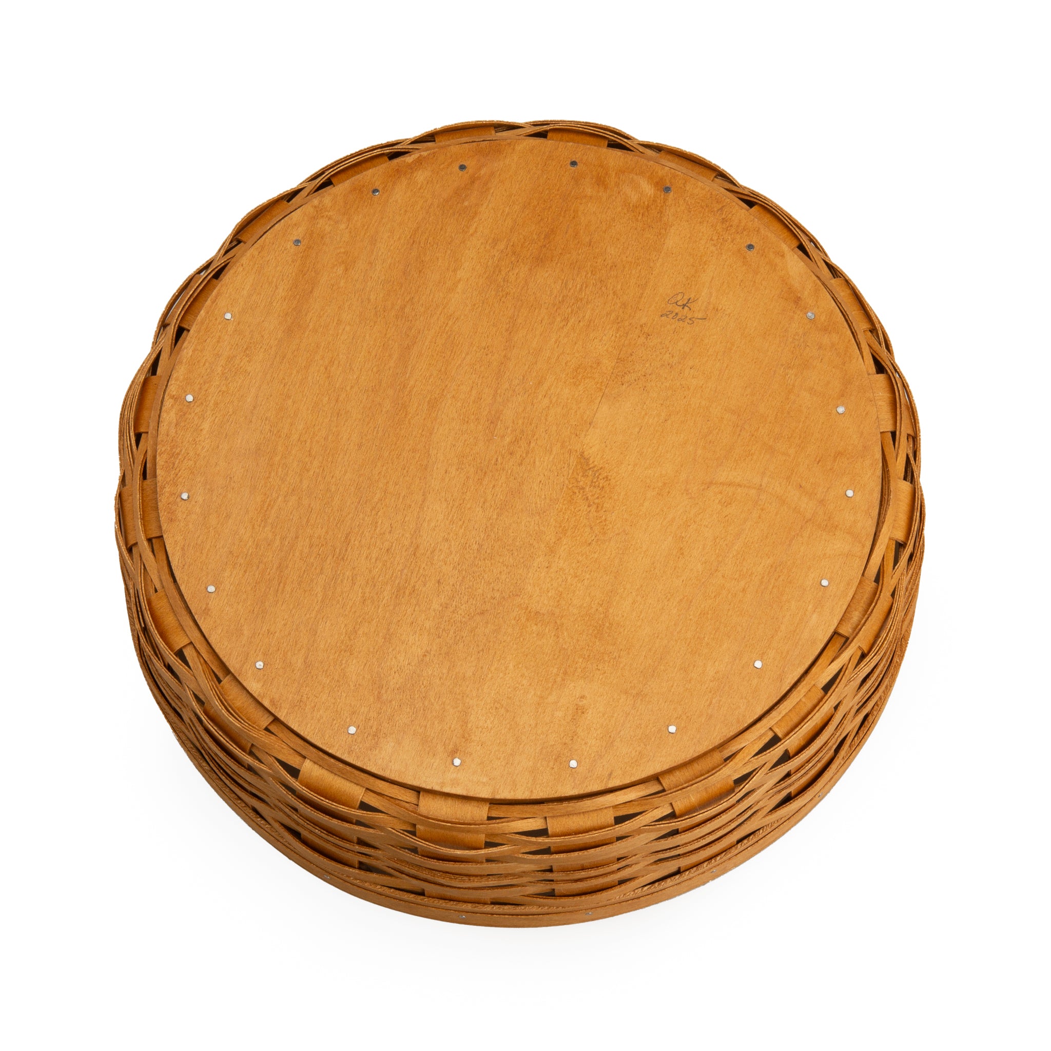 Pie Basket with Lid and Protector - Warm Brown - Image 12