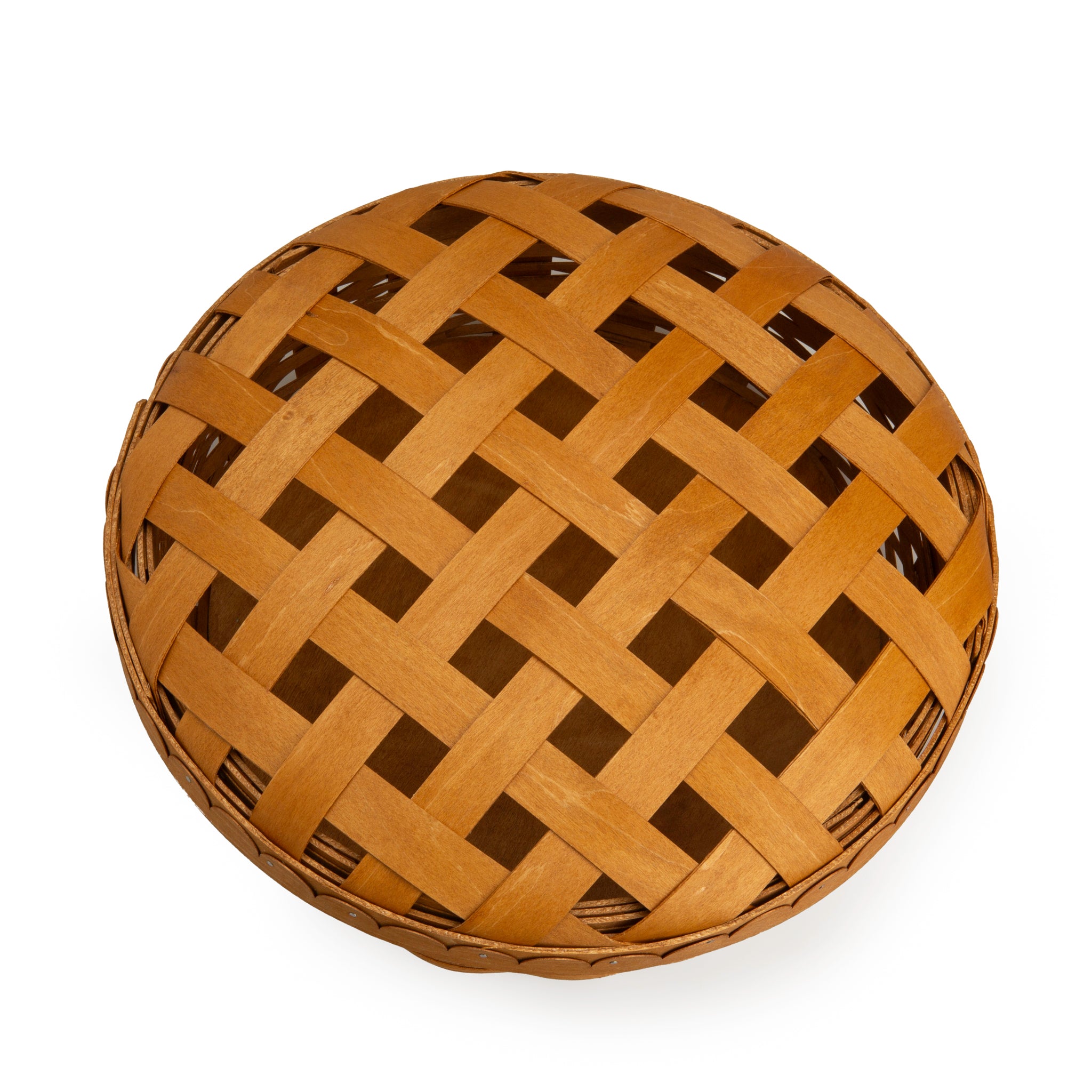 Pie Basket with Lid and Protector - Warm Brown - Image 9