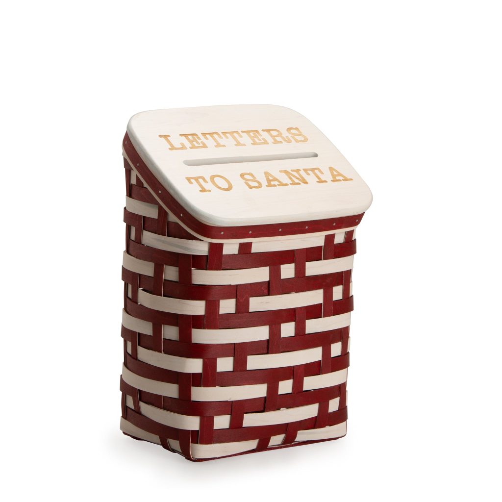 Letters to Santa Basket Set  - Candy Cane